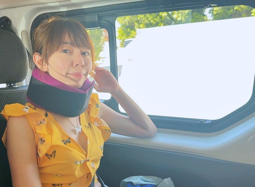 格蕾莎全家福旅行頸枕頭｜台灣專利飛機頸枕伴長程航線長城拉車舒適好眠不落枕（多色可選） @Stancy Teacher 美味異想世界