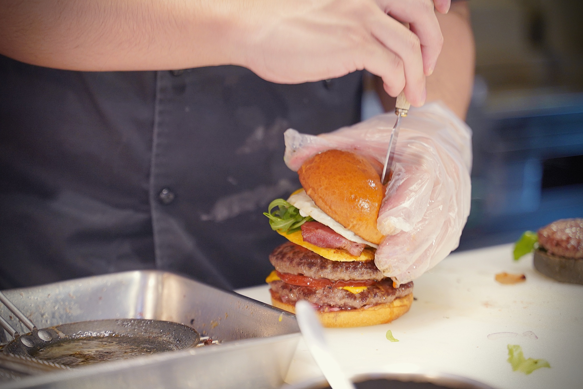 台北信義區好吃漢堡「Selfish Burger 喀漢堡」四四南村隱藏版美食
