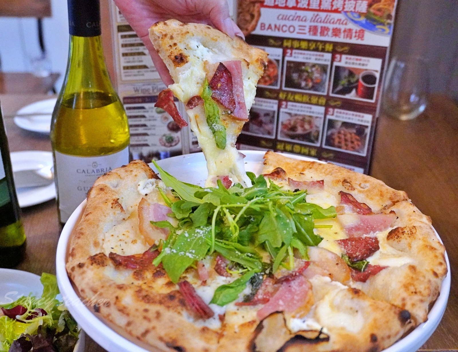台北義大利披薩「BANCO八德店」棒可窯烤PIZZA自製生麵義大利冠軍 @Stancy Teacher 美味異想世界