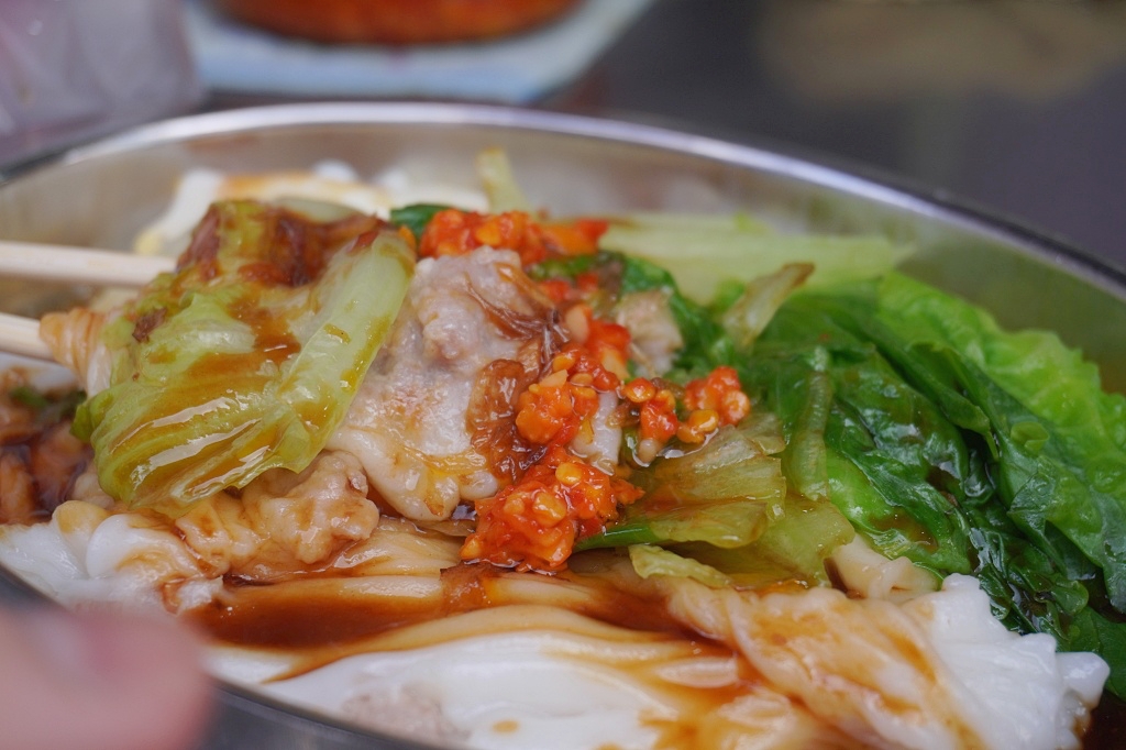 淡水老街美食「好好食廣東腸粉」現點現做有夠滑嫩特製辣椒一定要加（菜單、價格）