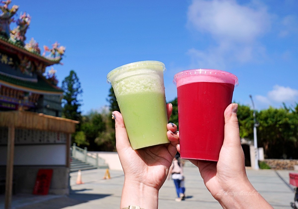 澎湖美食｜二崁聚落二崁一號陳家仙人掌果汁｜冰花果汁季節限定香純好喝又消暑
