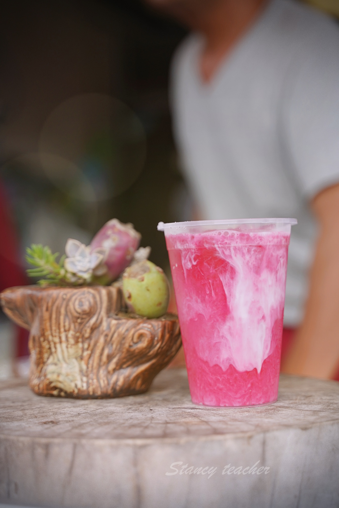 澎湖美食｜二崁聚落二崁一號陳家仙人掌果汁｜冰花果汁季節限定香純好喝又消暑