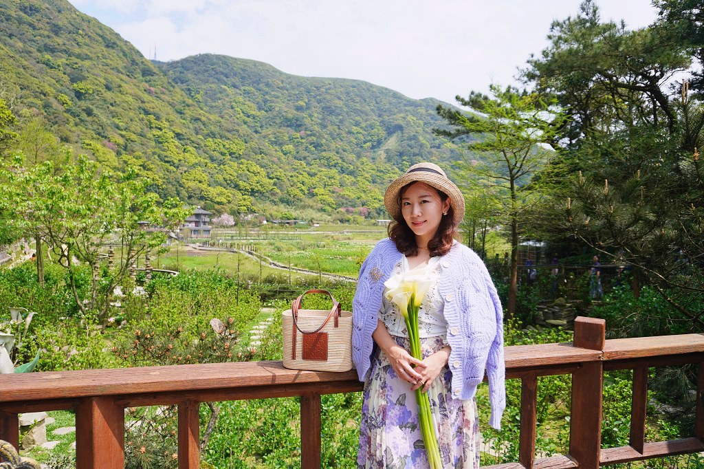 陽明山海芋田｜名陽匍休閒農莊｜海芋田仙氣十足，網美鞦韆小木屋好浪漫