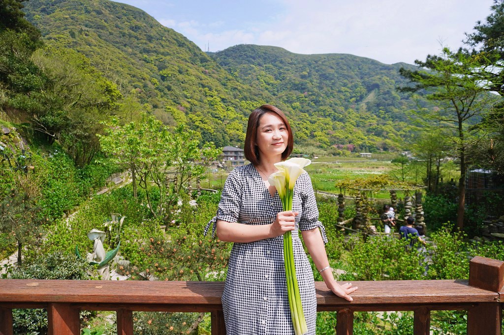 陽明山海芋田｜名陽匍休閒農莊｜海芋田仙氣十足，網美鞦韆小木屋好浪漫