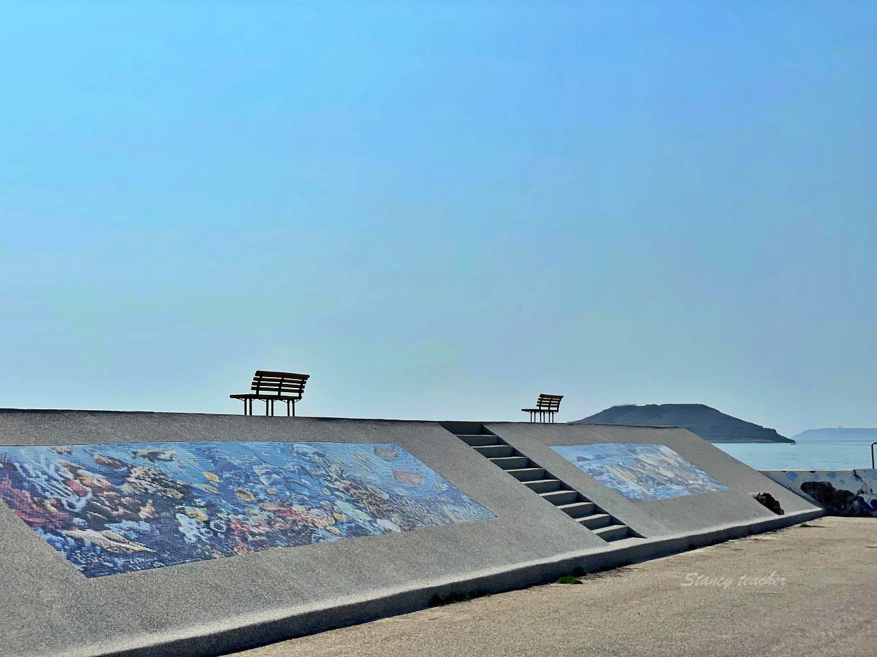 澎湖免費景點｜搭上絕美幽浮去風櫃洞聽濤看海景，180度無死角藍天白雲盡收眼底