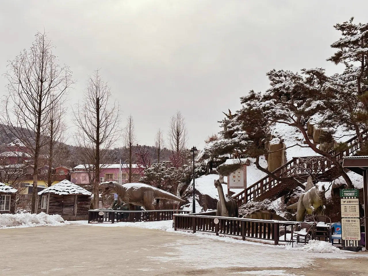 香草島樂園 首爾一日遊景點推薦，韓國最大香草植物園白雪皚皚超級浪漫（交通、票價）