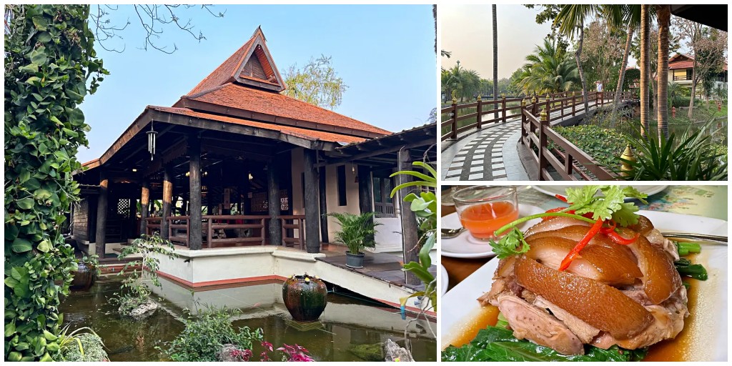 泰國清邁 地平線鄉村度假村HORIZON VILLAGE & RESORT 蘭多麥餐廳Tong Goaw ，泰式湖畔風情度假飯店餐廳 @Stancy Teacher 美味異想世界