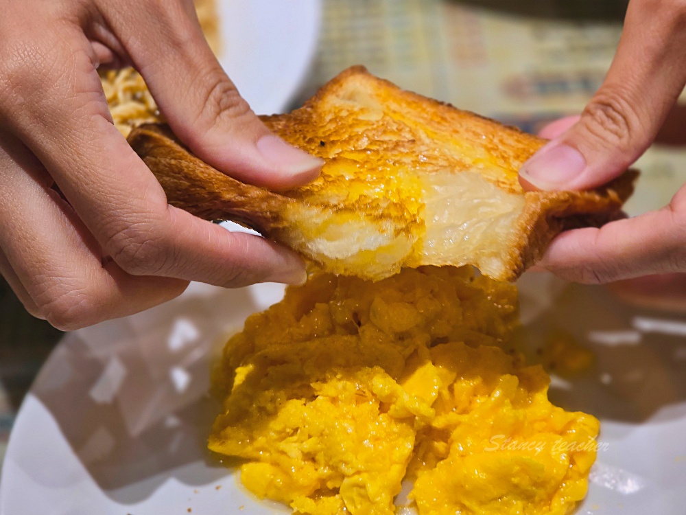 香港茶餐廳「紅茶冰室」醒晨早餐最划算招牌沙嗲牛肉麵丹麥酥+嫩滑炒蛋必吃