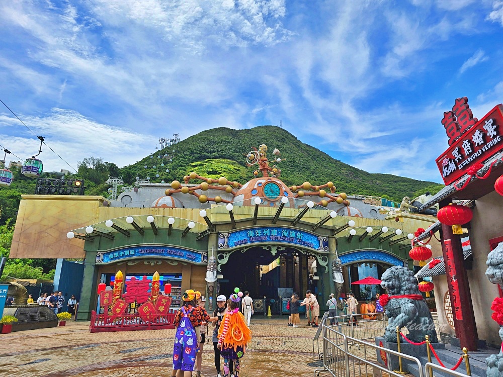 「香港海洋公園」香港海洋公園遊玩攻略一次搞定！動物園水族館山頂纜車一票玩到底