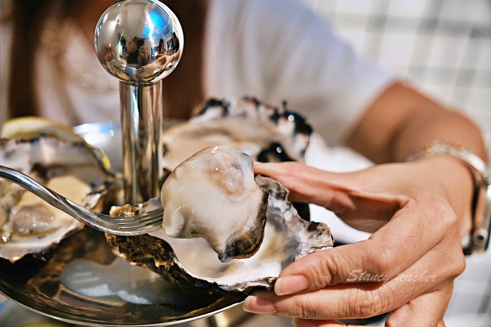 大安區活體生蠔專賣店「She’ll Oyster bar 敘 」活體廣島生蠔法國吉拉朵超霸氣生蠔塔全吃得到