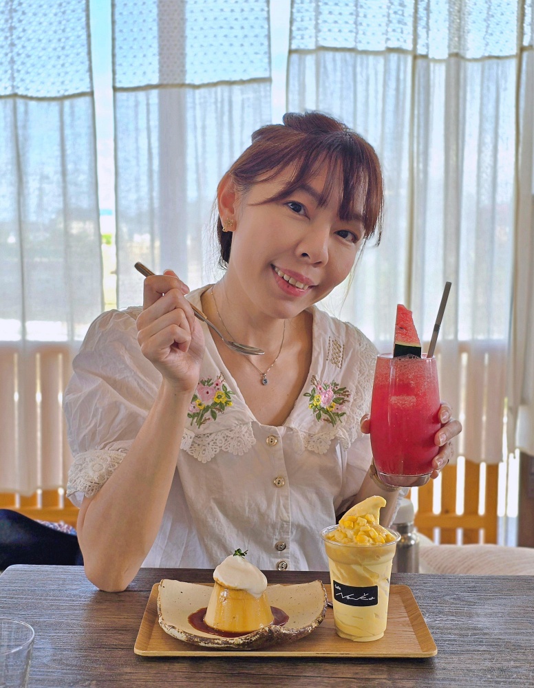 鳥取柯南小鎮咖啡廳「cafe no—ka カフェノーカ」西瓜農經營的咖啡館西瓜冰沙必點