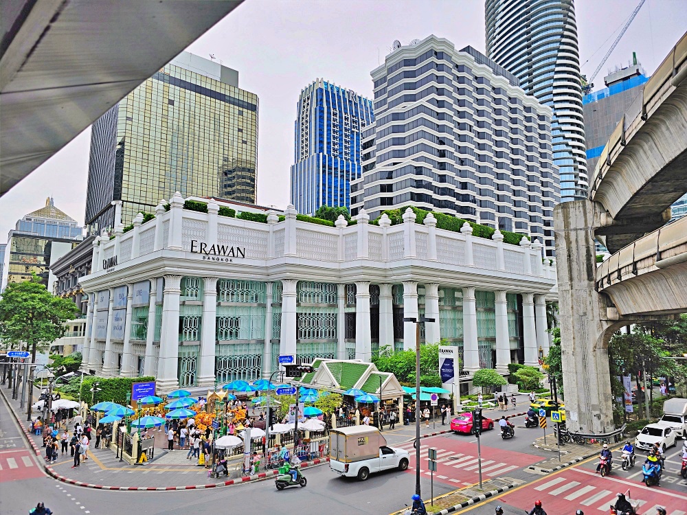 曼谷四面佛附近飯店推薦「Grand Hyatt Erawan Bangkok 愛侶灣君悅飯店」BTS 奇隆站空橋直達 @Stancy Teacher 美味異想世界