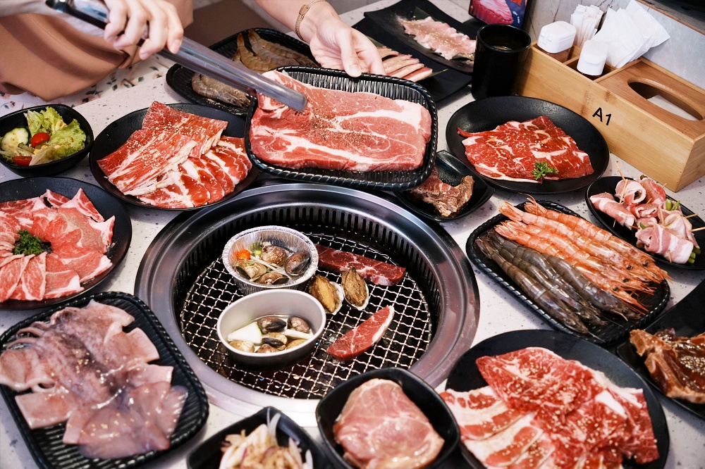 新莊燒肉吃到飽｜Oh!Yaki精緻燒肉新莊店：不用一千吃和牛高檔海鮮無限大苑子喝好爽 @Stancy Teacher 美味異想世界