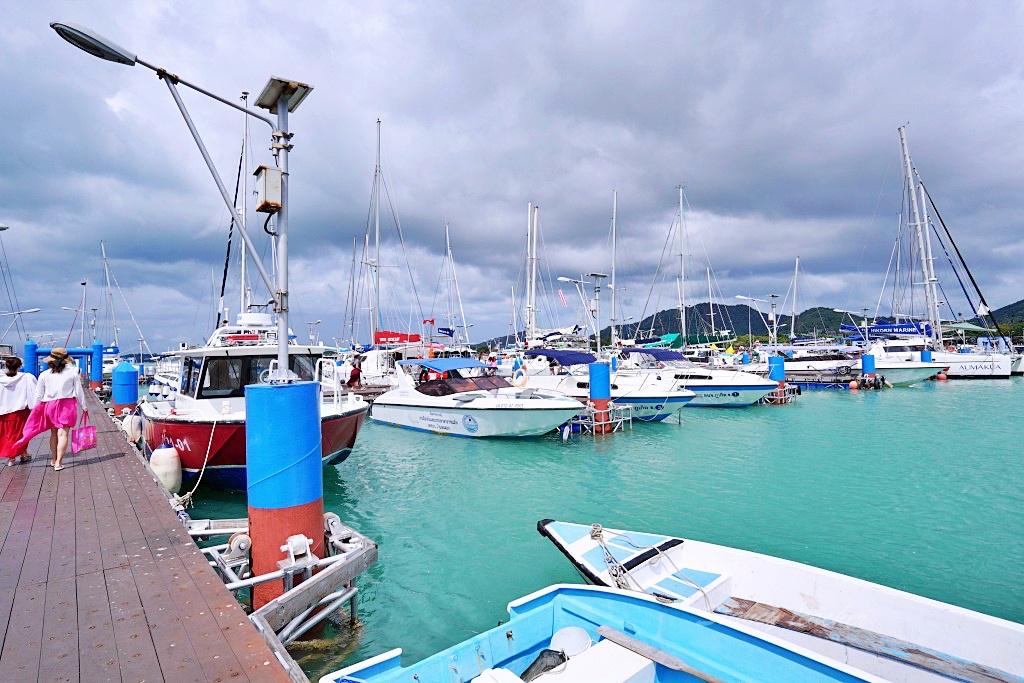普吉島跳島海灘休息畫面