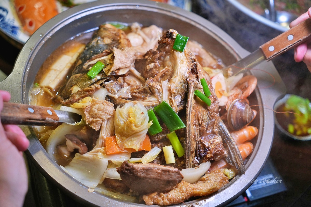 萬里古早風味甕仔雞｜北海岸聚餐吃甕仔雞與海鮮合菜，套餐、停車與用餐心得