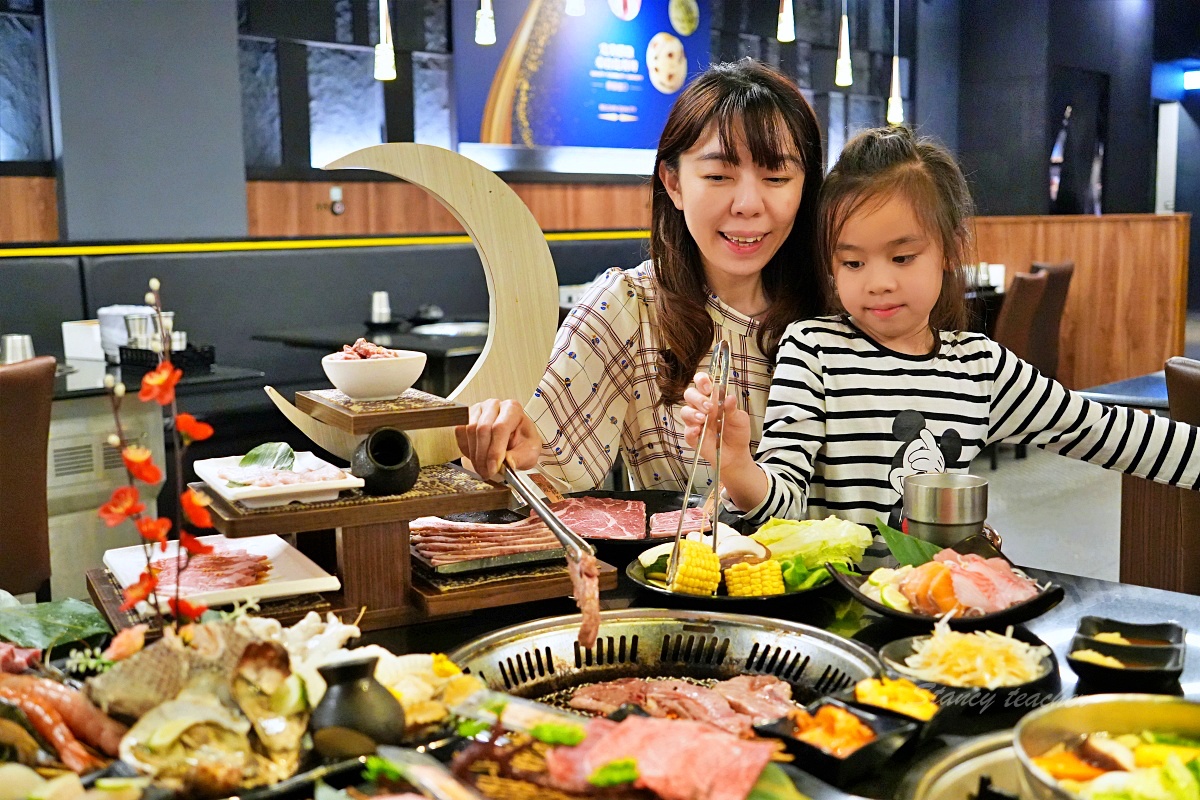 桃園燒肉吃到飽「匠夯日式燒肉」全面評測120分鐘爽爽吃日本A5和牛專人剝蝦服務 @Stancy Teacher 美味異想世界