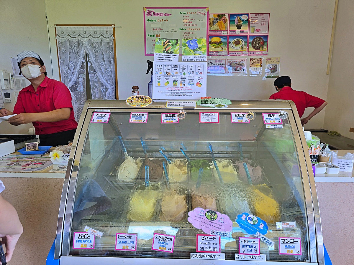 沖繩石垣島美食「米魯米魯 冰淇淋」石垣島上必吃海景冰淇淋店