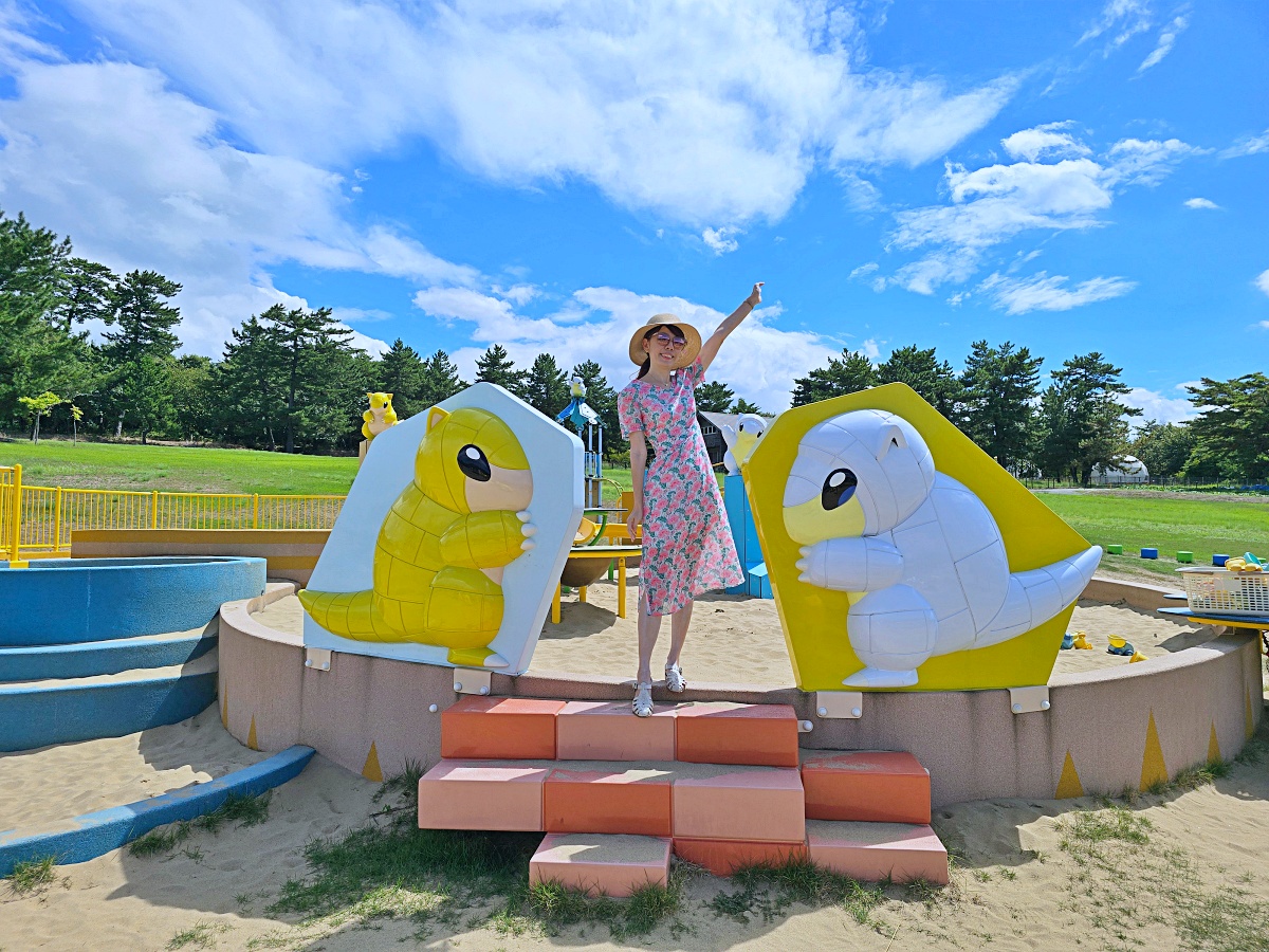 【鳥取親子自由行景點】鳥取砂丘兒童王國×寶可夢穿山鼠公園，一票玩到底的夢幻樂園！