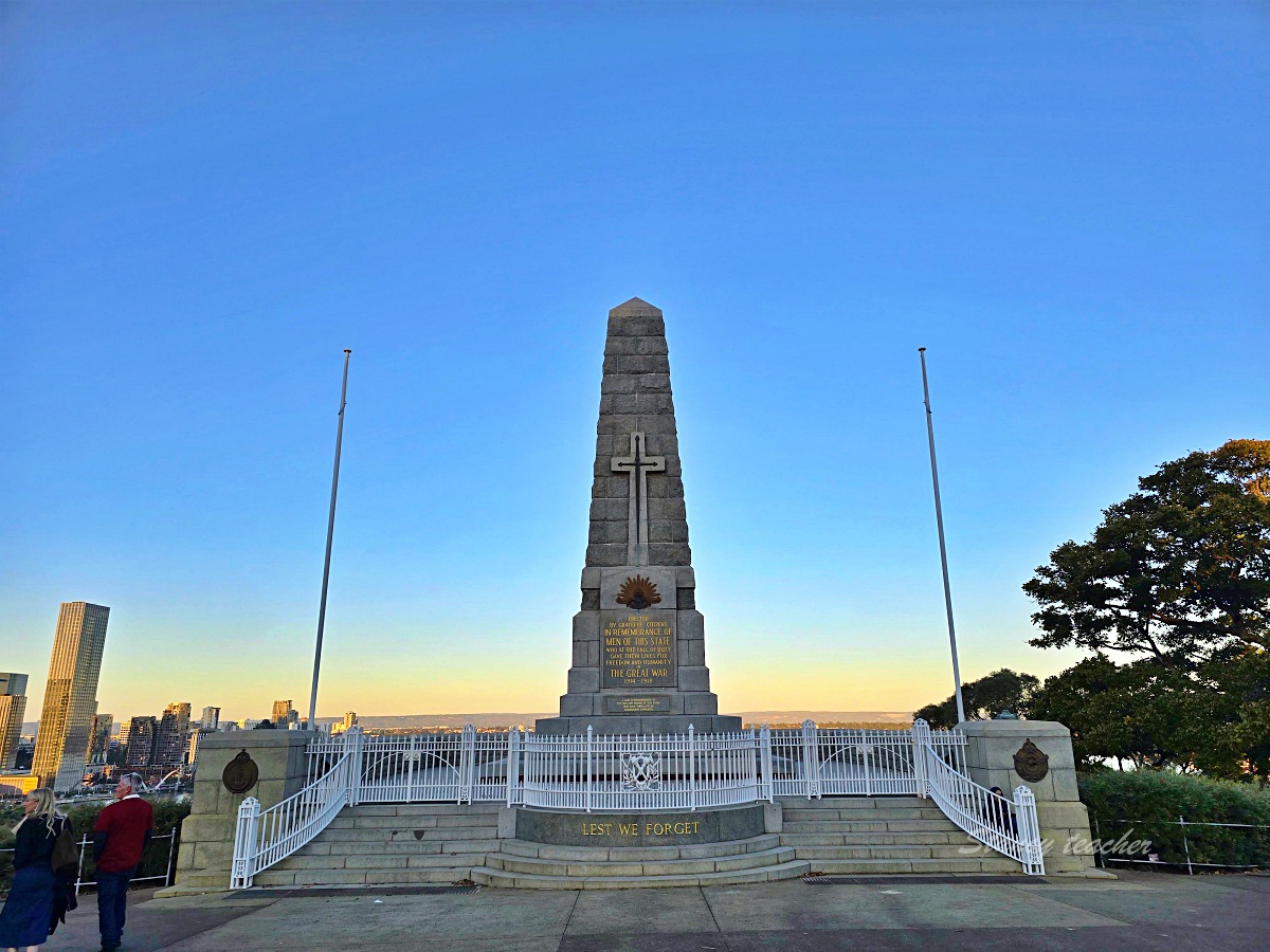 西澳國王公園 Kings Park 一日遊｜城市夜景、戰爭紀念碑與浪漫夕陽美拍景點