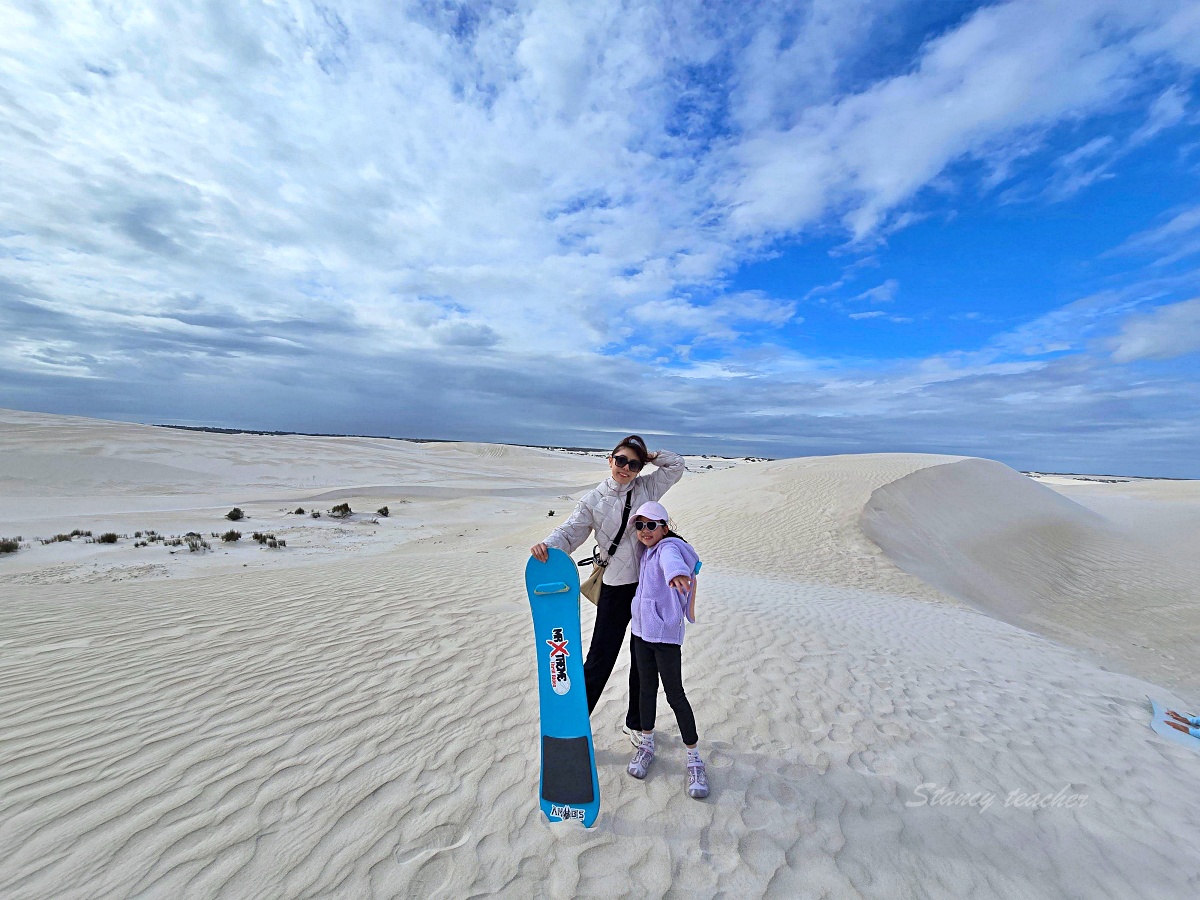Lancelin Sand Dunes 滑沙攻略｜珀斯出發親子沙丘、租板流程與北線行程取捨