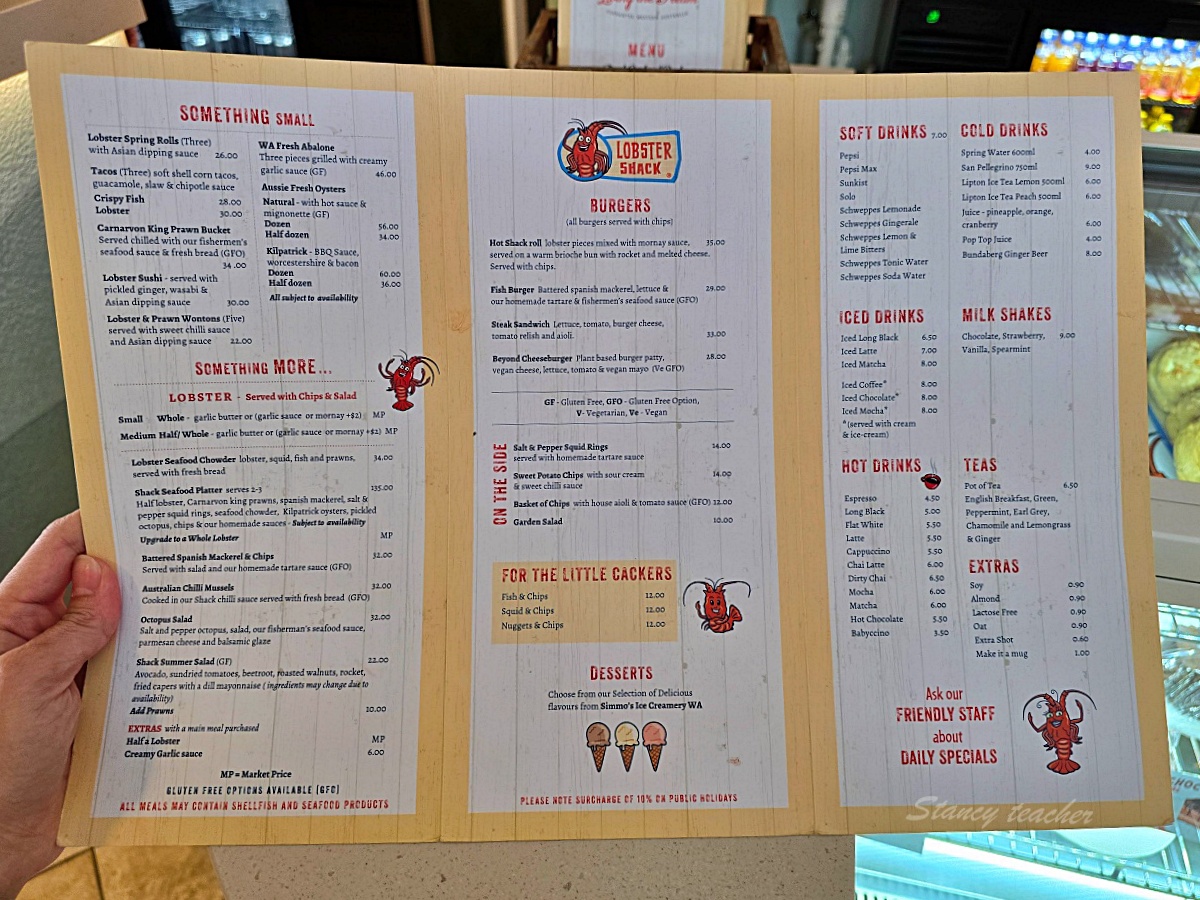 Lobster Shack 龍蝦工廠｜Cervantes 海景龍蝦餐、自駕路線與尖峰石陣順遊