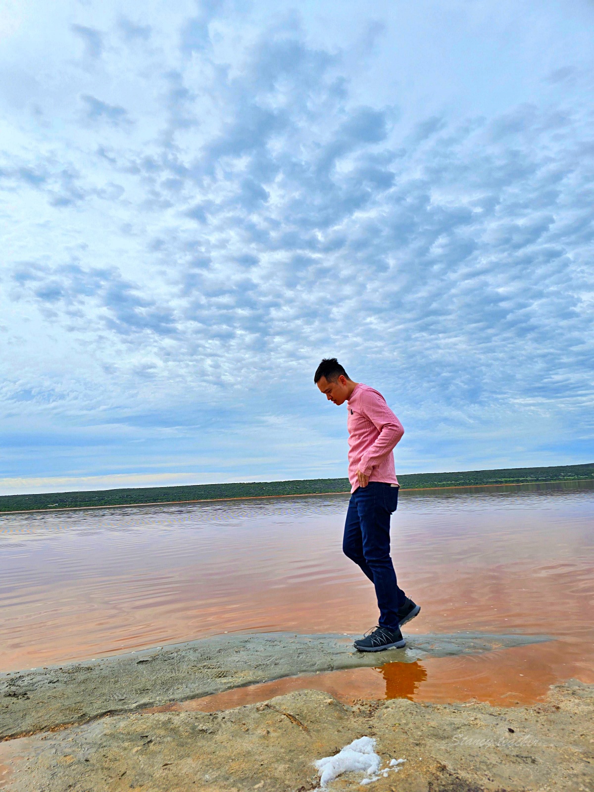 西澳粉紅湖 Hutt Lagoon 攻略｜月份顏色、珀斯自駕路線、拍照點與親子提醒