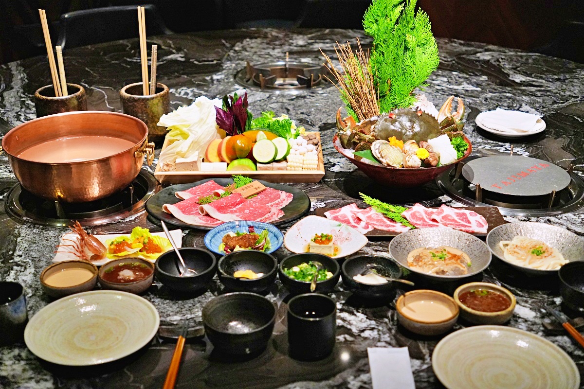 文華東方飯店餐廳推薦「但馬家涮涮鍋 」高級山海雙人海陸餐（秋季限定秋蟹）