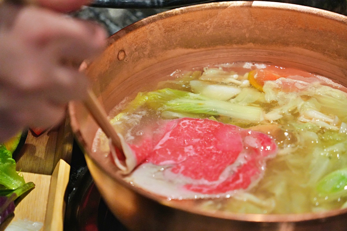文華東方飯店餐廳推薦「但馬家涮涮鍋 」高級山海雙人海陸餐（秋季限定秋蟹）