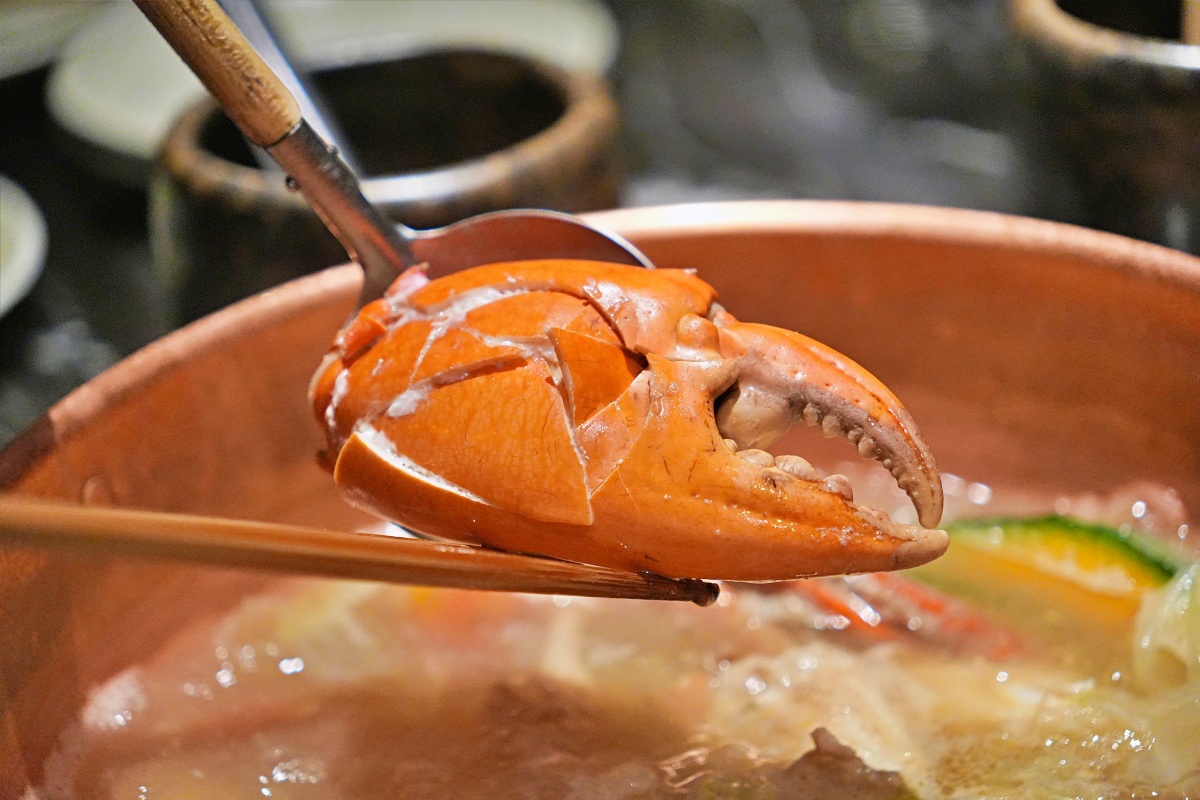 文華東方飯店餐廳推薦「但馬家涮涮鍋 」高級山海雙人海陸餐（秋季限定秋蟹）