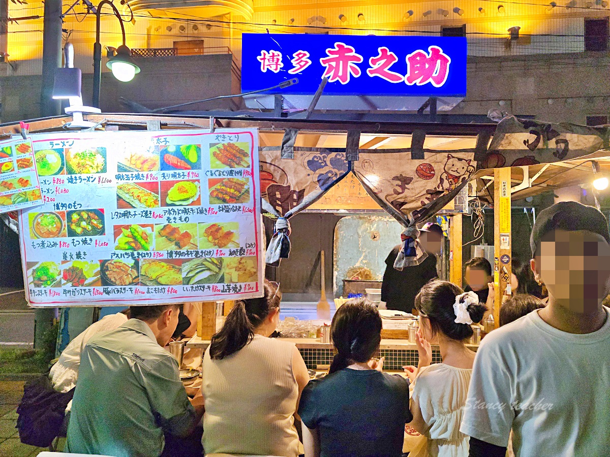 福岡中洲屋台推薦 Tacchan 宵夜記｜屋台必吃串燒、明太子享受道地夜晚氛圍