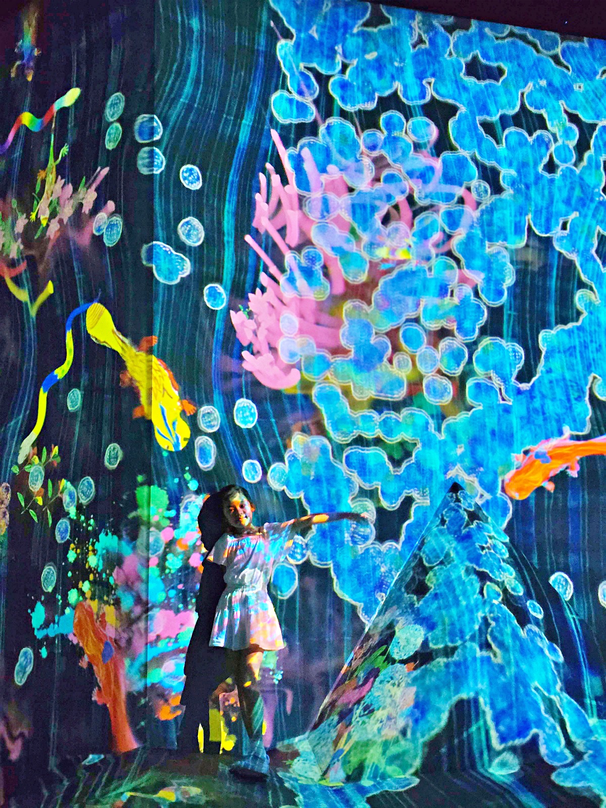 沖繩雨天景點推薦｜沖繩 teamLab Future Park：沉浸式光影親子互動體驗心得開箱文
