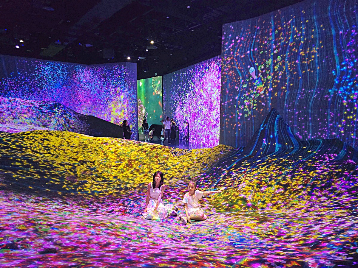 沖繩雨天景點推薦｜沖繩 teamLab Future Park：沉浸式光影親子互動體驗心得開箱文