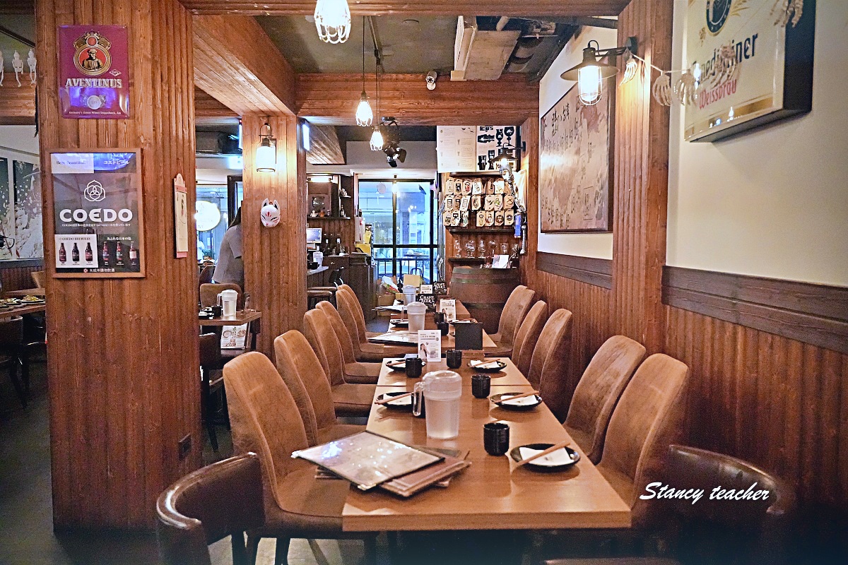 【台北中山美食】ABV日式居酒館中山店｜全台唯一現場燒製「稻草燒生魚片」！彷彿穿越昭和時代的復古居酒屋