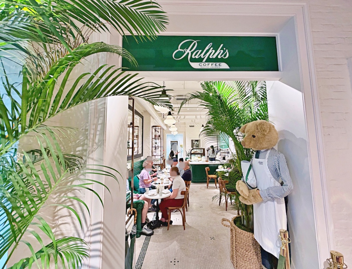 【大阪心齋橋咖啡廳推薦】POLO RALPH LAUREN CAF&Eacute;｜制服熊迎賓、京都抹茶拿鐵＆限定紀念品太好逛 @Stancy Teacher 美味異想世界