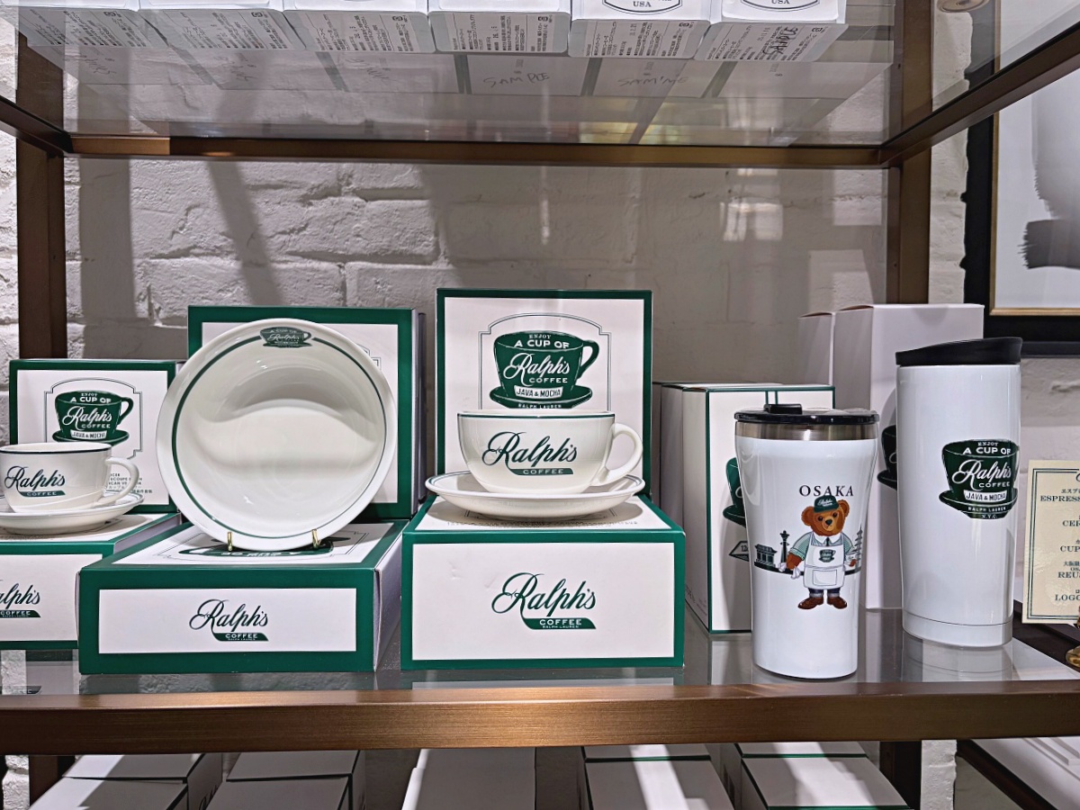 【大阪心齋橋咖啡廳推薦】POLO RALPH LAUREN CAFÉ｜制服熊迎賓、京都抹茶拿鐵＆限定紀念品太好逛