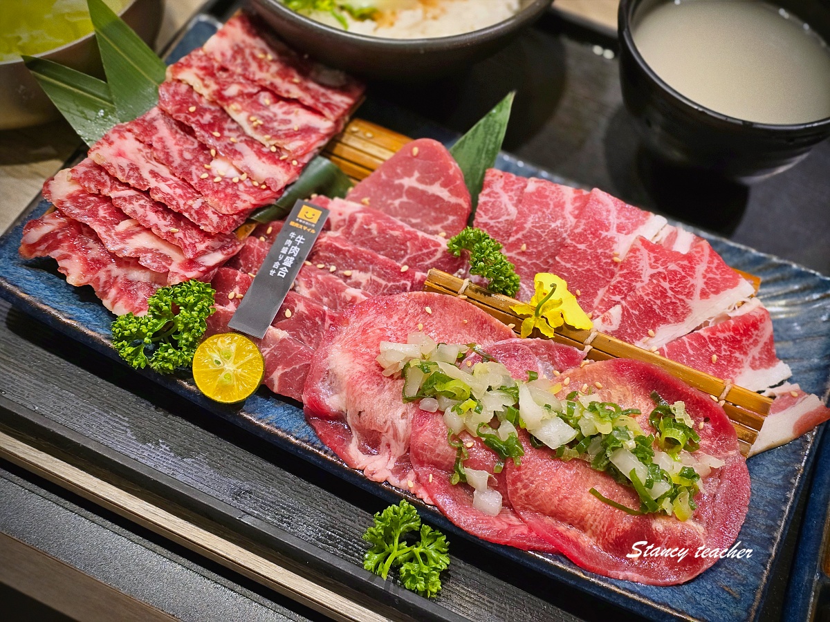 燒肉Smile台中一中店｜一中街平價燒肉適合誰？菜單、肉盤與排煙心得