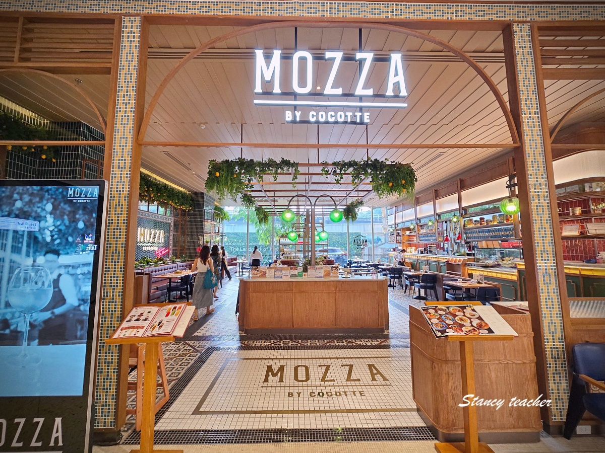 【曼谷Central Park美食推薦】MOZZA by Cocotte 食記｜曼谷最新開幕商場義大利餐廳，環境超好拍、餐點好吃不踩雷