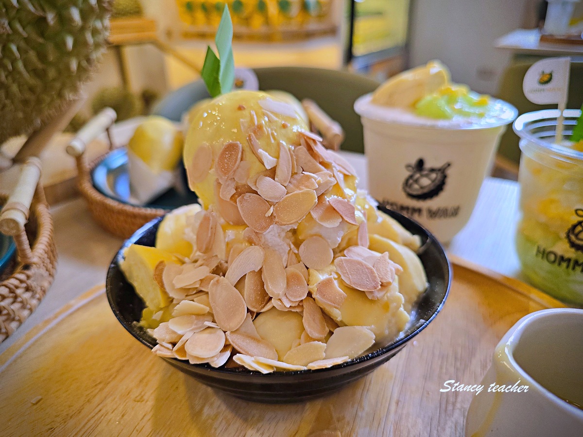 【清邁尼曼甜點推薦】Homm Wan One Nimman 榴槤甜品專賣店｜天神養的榴槤、冰淇淋糯米飯必吃！