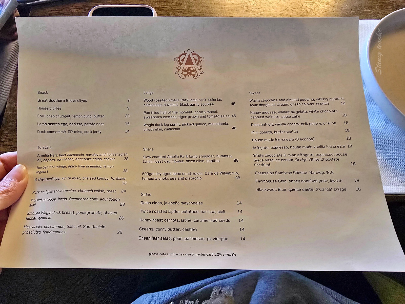 Amelia Park Wines 西澳酒莊餐廳｜葡萄園景第一排用餐！乾式熟成帶骨牛排太強
