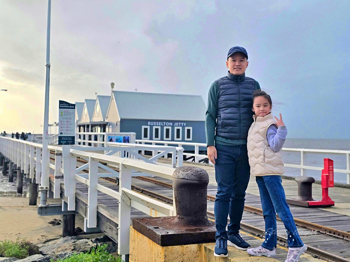 Busselton Jetty 巴瑟爾頓棧橋西澳南線親子自駕停靠點