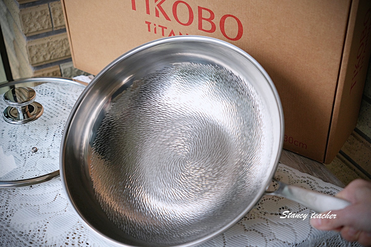 純鈦炒鍋推薦｜TiKOBO 鈦工坊 TiCOOK 鈦鈦鍋 30 公分實際開箱與使用心得