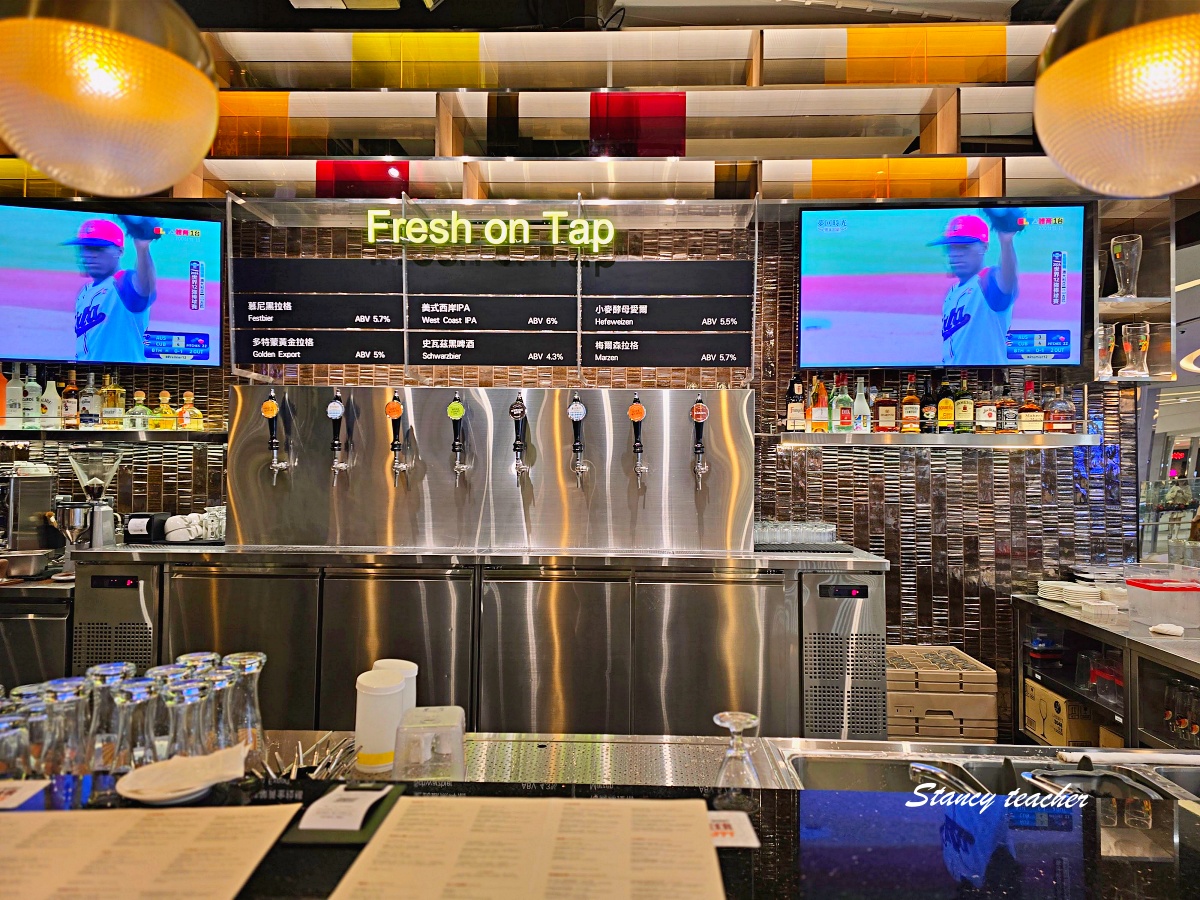 南港 LaLaport 美食推薦｜吉比鮮釀餐廳南港店，美式料理、精釀啤酒、聚餐約會都適合