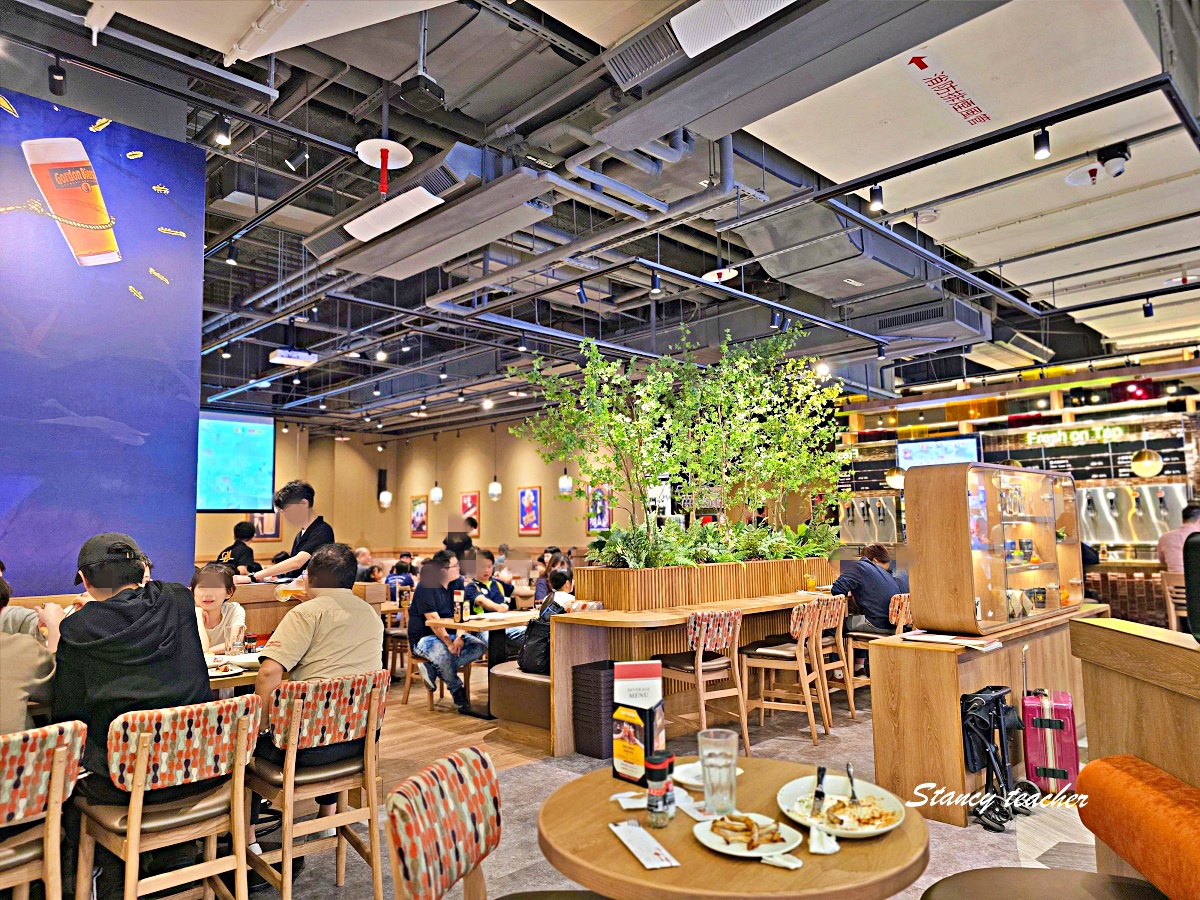 南港 LaLaport 美食推薦｜吉比鮮釀餐廳南港店，美式料理、精釀啤酒、聚餐約會都適合