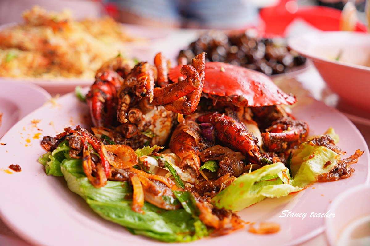 沙巴美食推薦｜亞庇在地人激推「砂沙海鮮坊」乾奶油蝦太強！比觀光海鮮餐廳更便宜好吃 @Stancy Teacher 美味異想世界