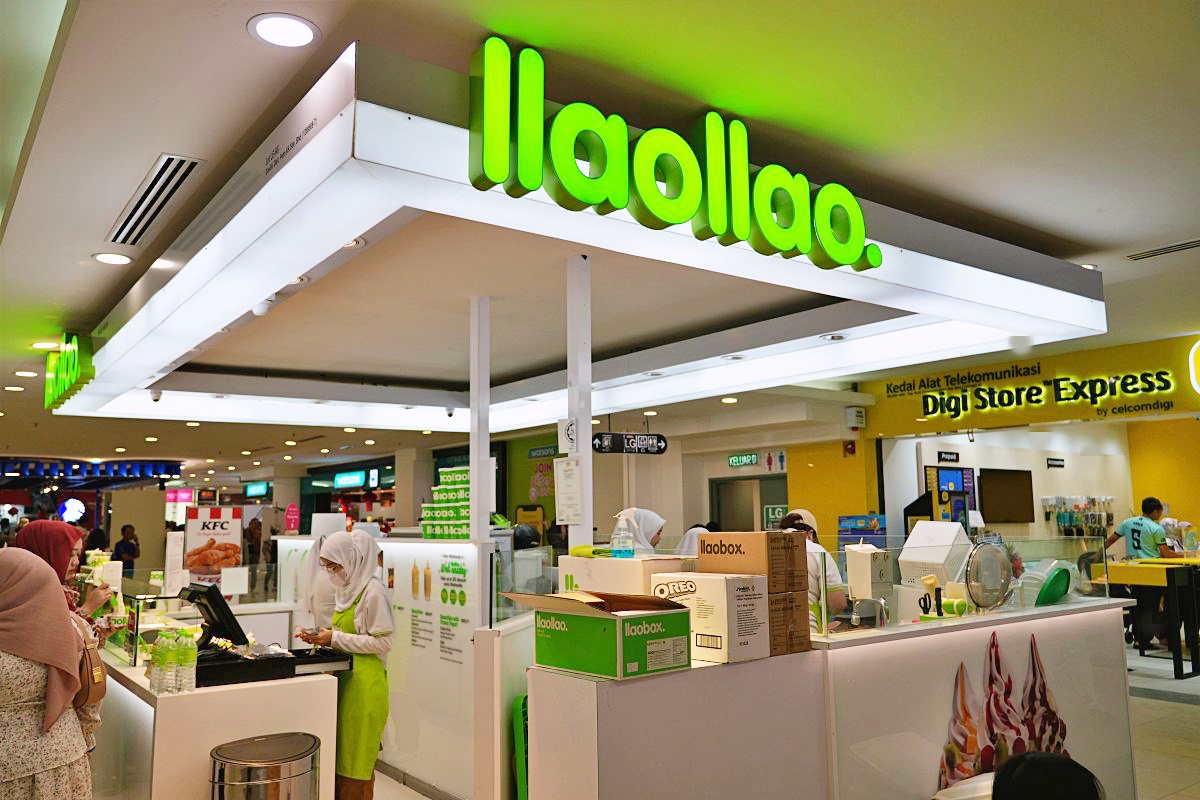 【沙巴亞庇甜點】llaollao 優格冰：Suria Sabah 逛街必吃清爽冰品，小孩也愛的健康系甜點