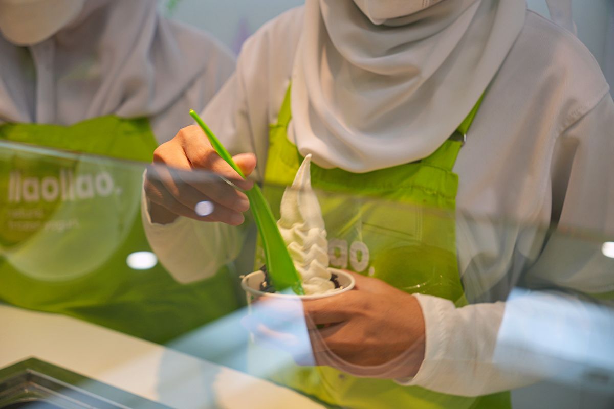 【沙巴亞庇甜點】llaollao 優格冰：Suria Sabah 逛街必吃清爽冰品，小孩也愛的健康系甜點