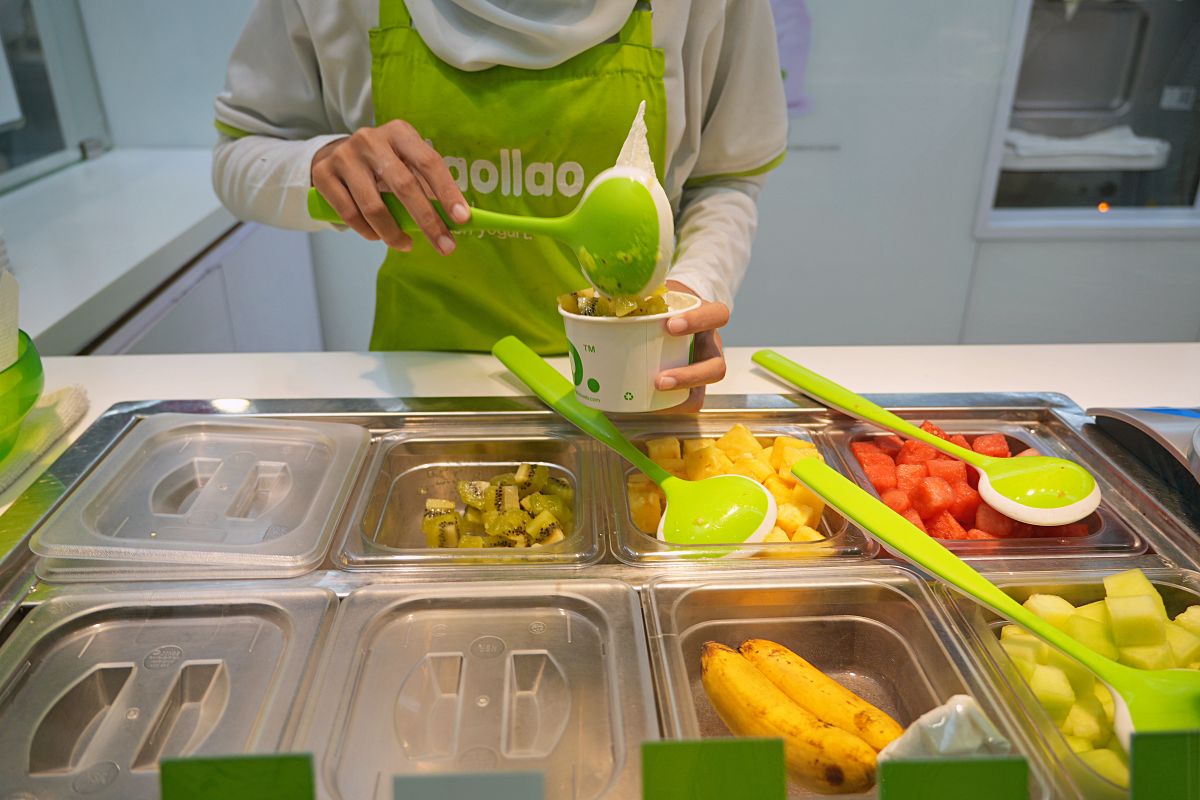 【沙巴亞庇甜點】llaollao 優格冰：Suria Sabah 逛街必吃清爽冰品，小孩也愛的健康系甜點