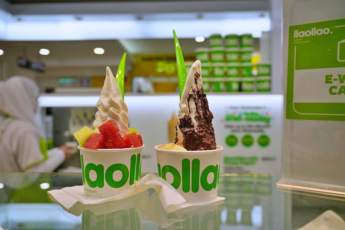 【沙巴亞庇甜點】llaollao 優格冰:Suria Sabah 逛街必吃清爽冰品,小孩也愛的健康系甜點