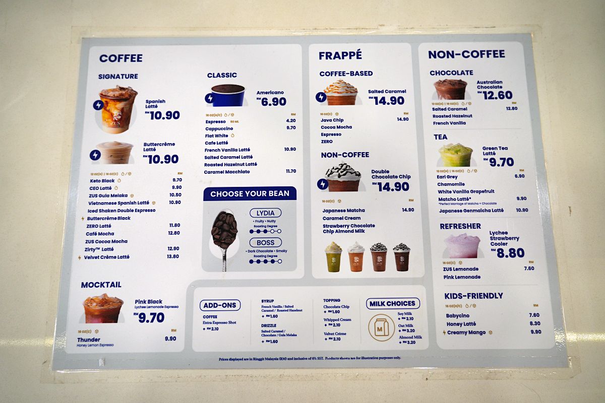 【沙巴咖啡廳】ZUS Coffee 馬來西亞人氣連鎖咖啡!亞庇也喝得到的藍白系現代風咖啡廳 【沙巴咖啡廳】ZUS Coffee 馬來西亞人氣連鎖咖啡!亞庇也喝得到的藍白系現代風咖啡廳