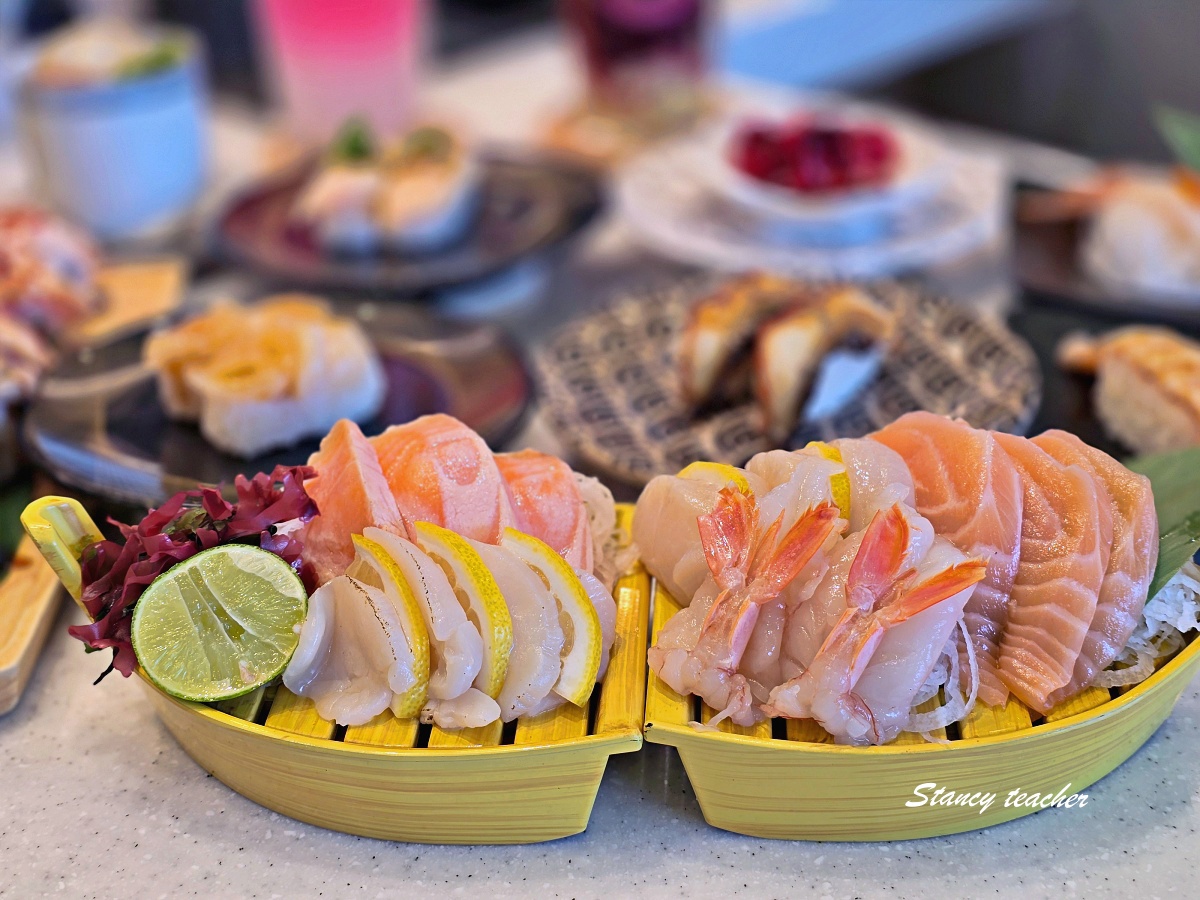 SUSHI PLUS Terminal 21 Rama 3｜曼谷河畔百貨迴轉壽司推薦，台灣爭鮮系升級版小新幹線送餐超有趣